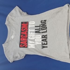 Hybrid Apparel medium gray shirt